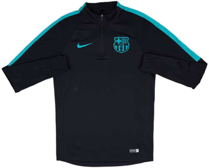 2016-17 Barcelona Nike 1/4 Zip Training Top - 7/10 - (S)