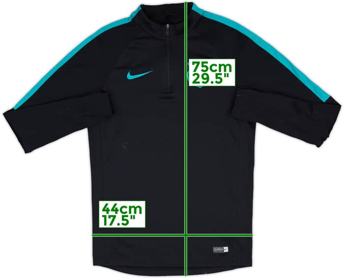 2016-17 Barcelona Nike 1/4 Zip Training Top - 7/10 - (S)