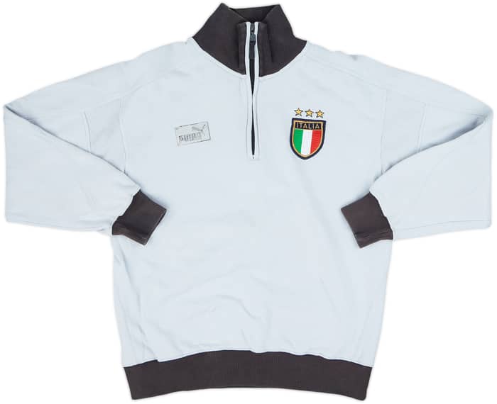 2003-04 Italy Puma 1/4 Zip Drill Top - 6/10 - (S)