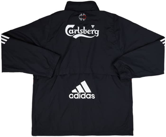 2007-08 Liverpool adidas Hooded Rain Jacket - 7/10 - (L)