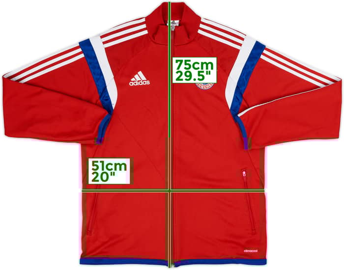 2014-15 Bayern Munich adidas Track Jacket - 8/10 - (M)