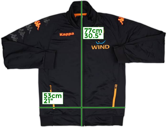2008-09 Roma Kappa Track Jacket - 6/10 - (L)