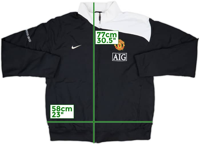 2008-09 Manchester United Nike Track Jacket - 8/10 - (XL)