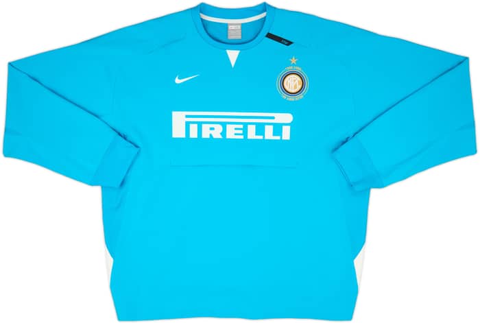 2007-08 Inter Milan Nike Sweat Top - 7/10 - (XXL)