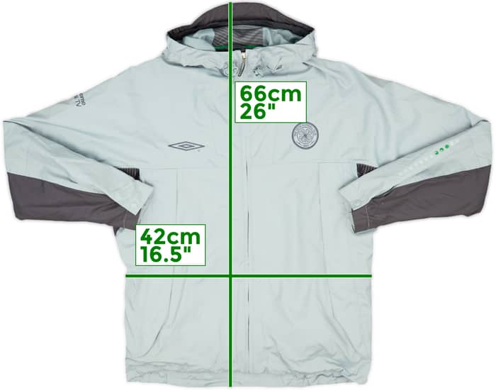 2003-04 Celtic Umbro Hooded Rain Jacket - 8/10 - (S)