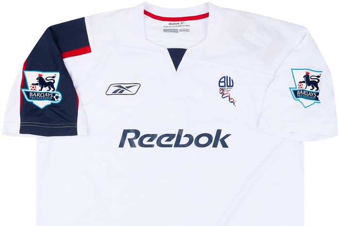 2005-06 Bolton Match Issue Home Shirt Stelios #7