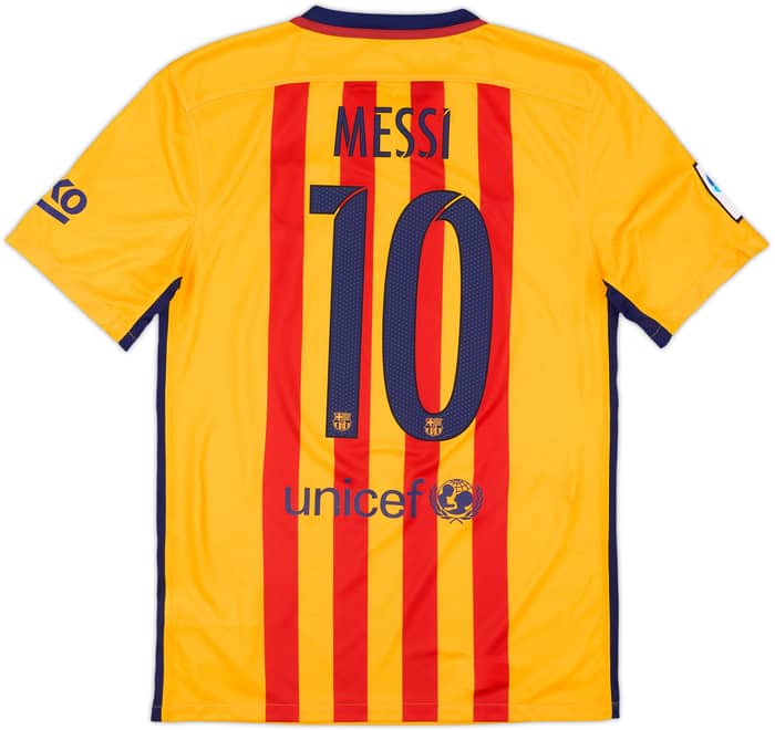 2015-16 Barcelona Away Shirt Messi #10 (S)