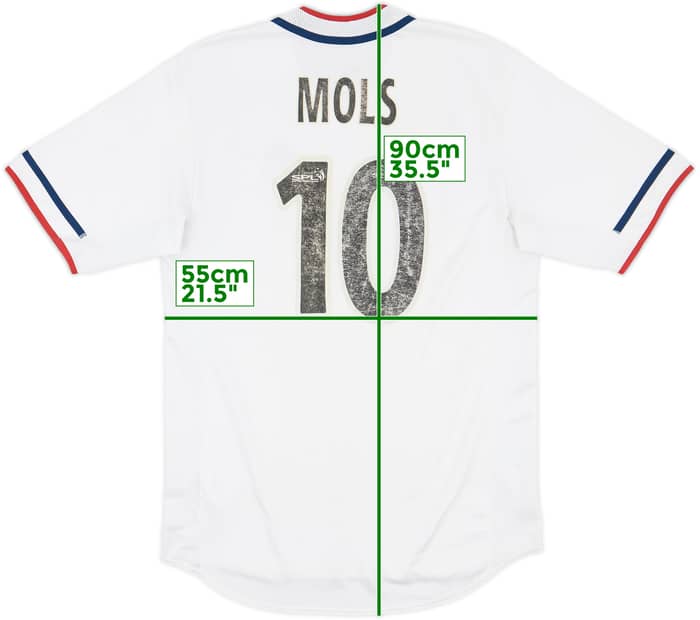 2001-02 Rangers Away Shirt Mols #10 - 6/10 - (XL)