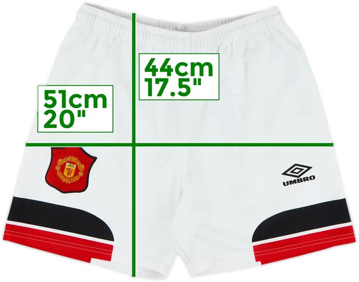 1994-96 Manchester United Home Shorts - 4/10 - (S)