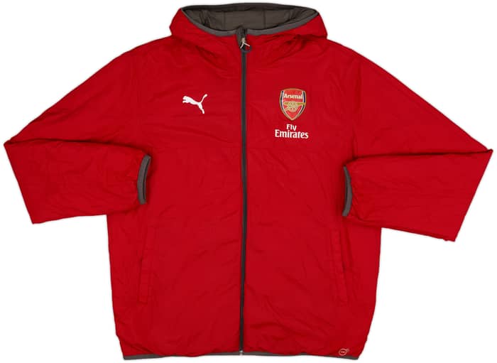 2017-18 Arsenal Puma Reversible Padded Bench Coat - 8/10 - (M)