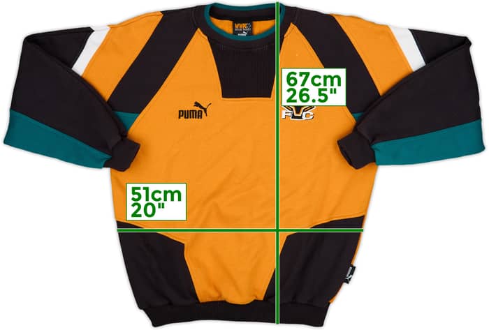 1996-97 Wolves Puma Sweat Top - 8/10 - (S)