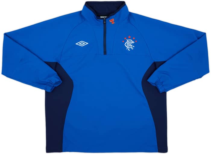 2010-11 Rangers Umbro 1/4 Zip Drill Top - 8/10 - (XL)