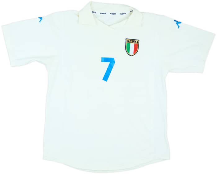 2002 Italy Match Issue Away Shirt #7