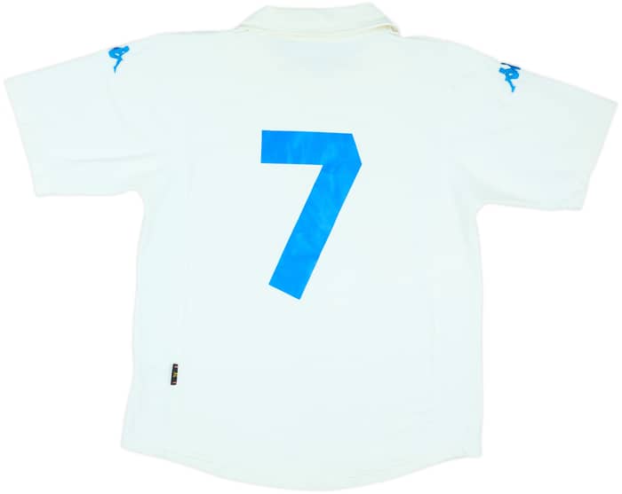 2002 Italy Match Issue Away Shirt #7