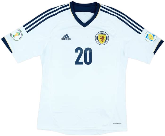 2012-14 Scotland Player Issue World Cup Qualifiers Away Shirt #20