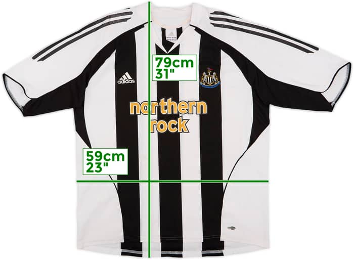 2005-07 Newcastle Home Shirt - 5/10 - (XL)