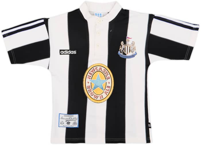 1995-97 Newcastle Home Shirt - 4/10 - (S.Boys)