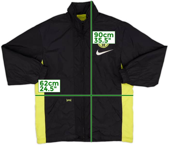 1996-97 Borussia Dortmund Nike Bench Coat - 8/10 - (M)
