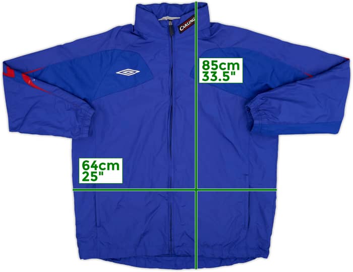 2007-09 Rangers Umbro Hooded Rain Jacket - 6/10 - (XL)