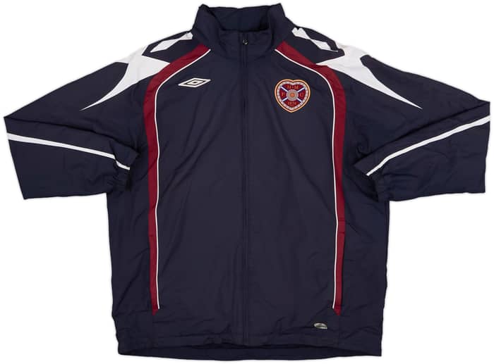 2008-09 Hearts Umbro Hooded Rain Jacket - 8/10 - (L)