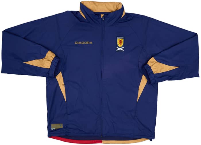 2006-08 Scotland Diadora Hooded Rain Jacket - 8/10 - (XL)