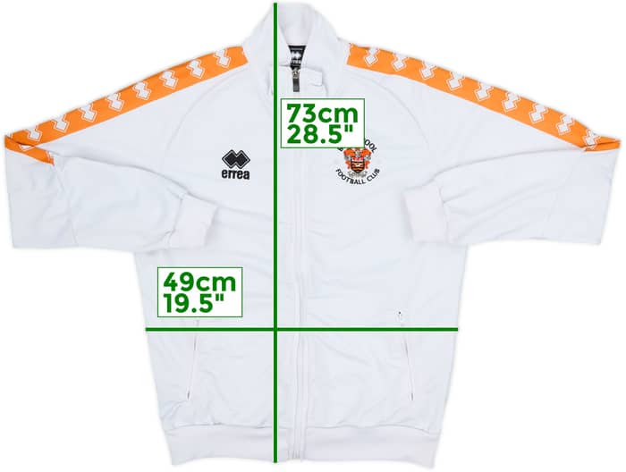 2018-19 Blackpool Errea Track Jacket - 7/10 - (M)