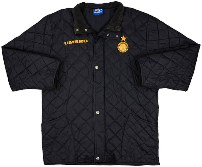 1996-98 Inter Milan Umbro Padded Bench Coat - 9/10 - (XL)