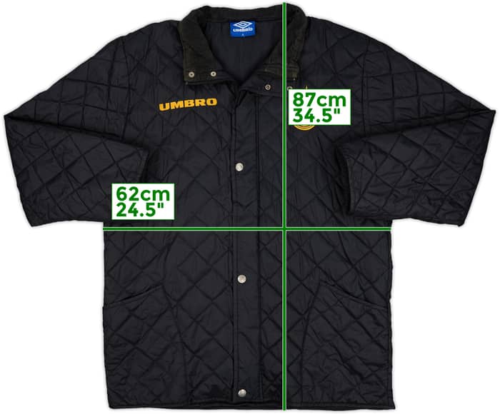 1996-98 Inter Milan Umbro Padded Bench Coat - 9/10 - (XL)