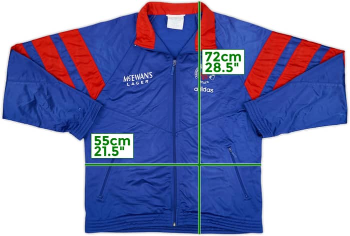 1992-94 Rangers adidas Track Jacket - 8/10 - (M)