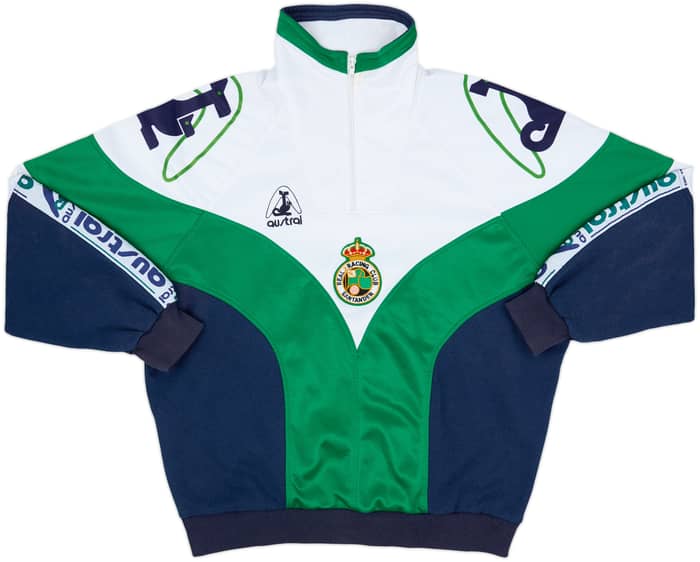 1997-98 Racing Santander Austral 1/4 Zip Drill Top - 8/10 - (M)