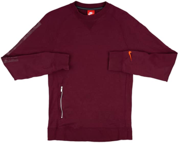 2017-18 Barcelona Nike Sweat Top - 9/10 - (S)