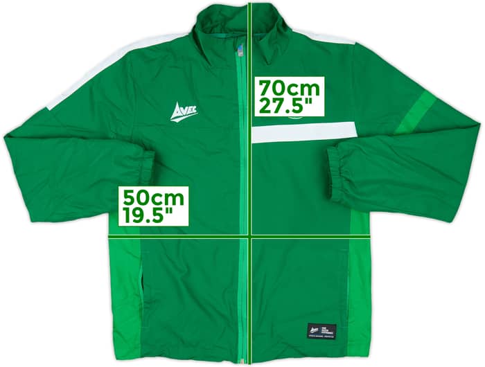 2015-16 Hibernian Avec Track Jacket - 9/10 - (XL.Boys)