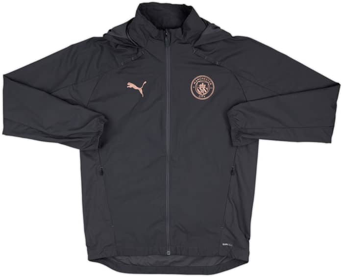 2020-21 Manchester City Puma Hooded Rain Jacket - 10/10 - (S)