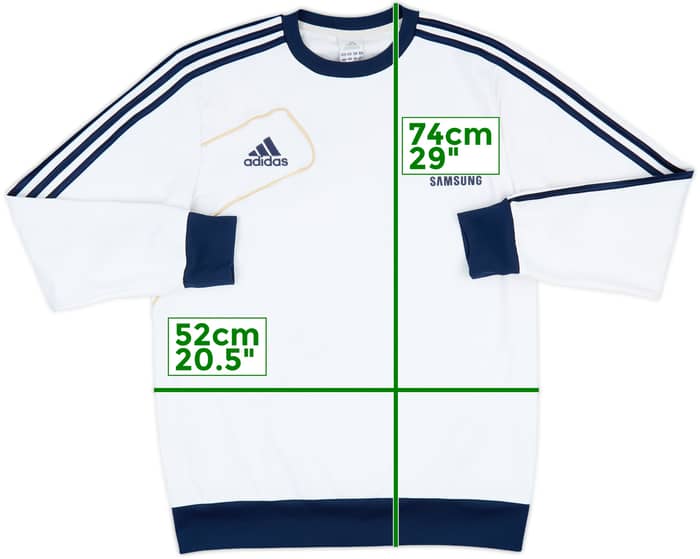 2012-13 Chelsea adidas Sweat Top - 7/10 - (M/L)