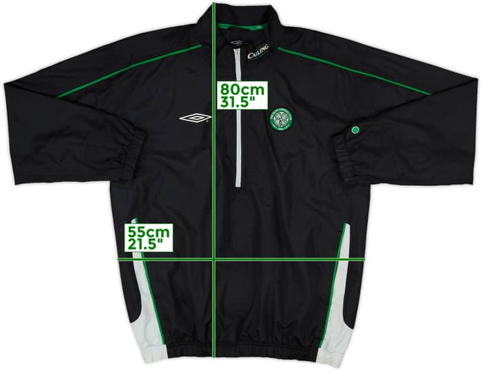 2004-05 Celtic Umbro 1/4 Zip Training Top - 8/10 - (L)