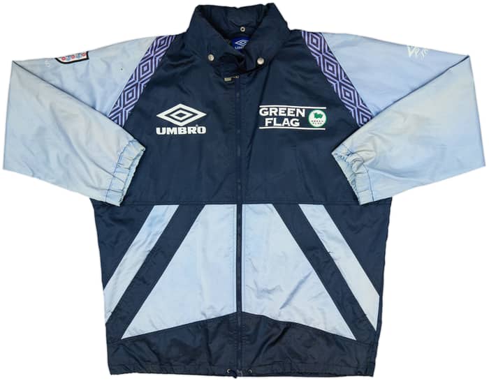 1994-96 England Umbro Hooded Rain Jacket - 7/10 - (L)