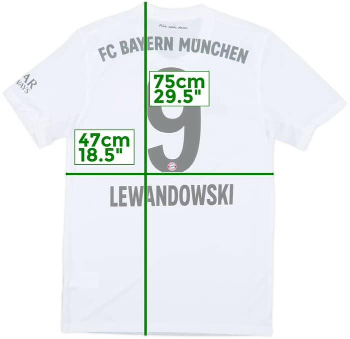 2019-20 Bayern Munich Away Shirt Lewandowski #9 (S)