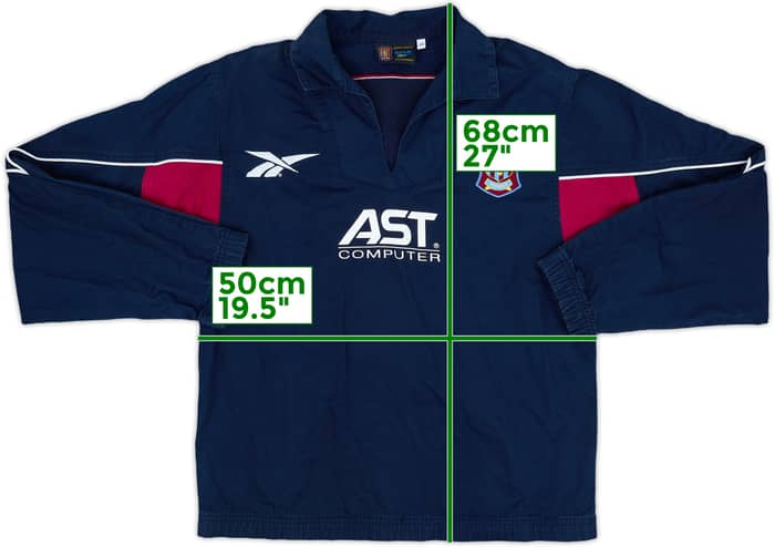 1997-98 Aston Villa Reebok Drill Top - 9/10 - (XL.Boys)