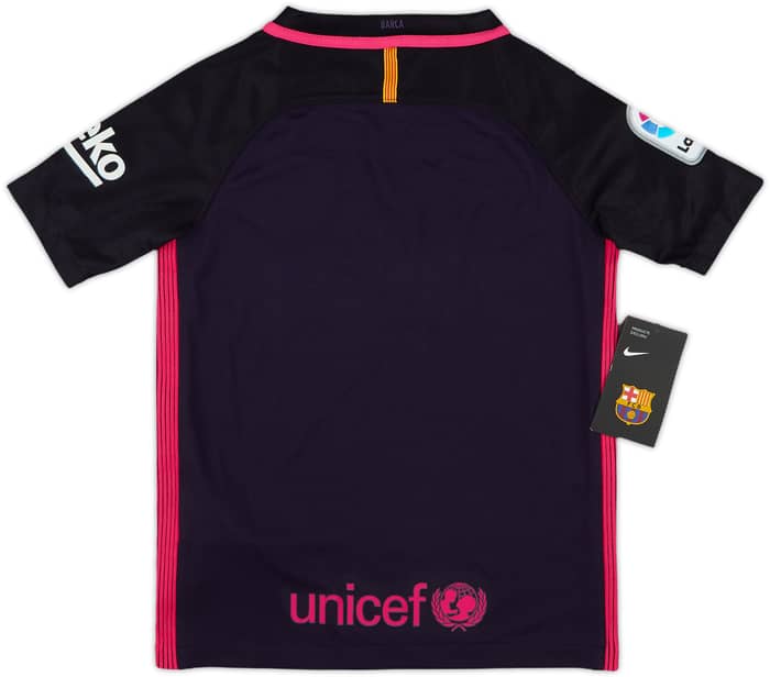 2016-17 Barcelona Away Shirt (6-7 Years)