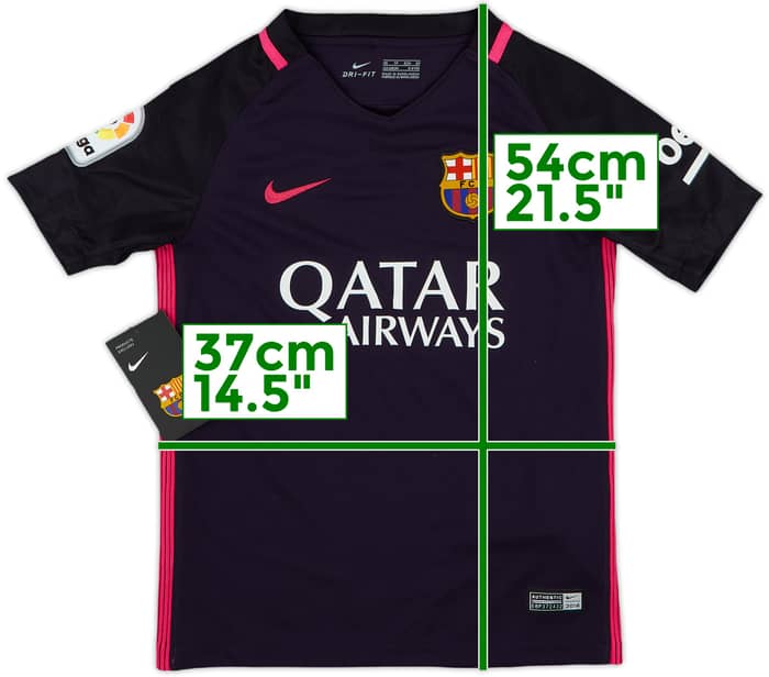 2016-17 Barcelona Away Shirt (6-7 Years)
