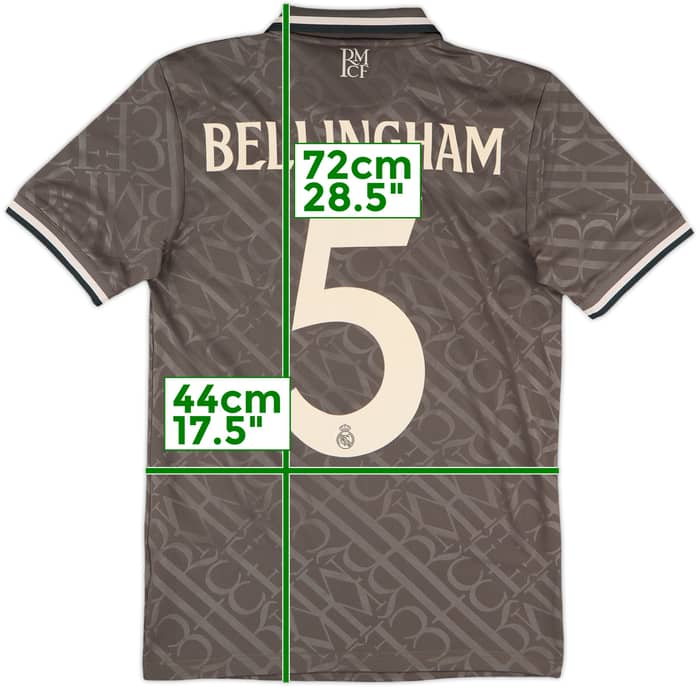 2024-25 Real Madrid Third Shirt Bellingham #5 (XS)