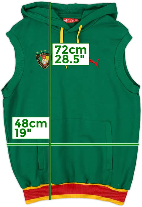 2010-12 Cameroon Puma Hooded Vest - 7/10 - (M)