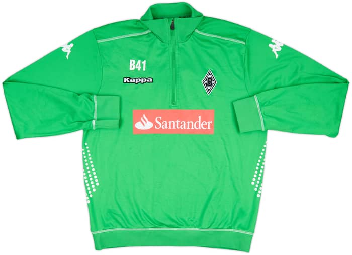 2016-17 Borussia Monchengladbach Kappa Reserve Player Issue 1/4 Zip Drill Top #41 - 9/10 - (L)