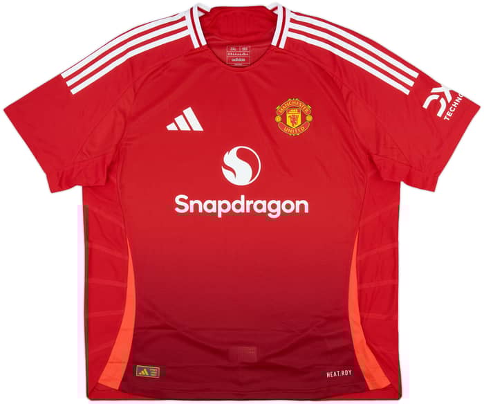 2024-25 Manchester United Authentic Home Shirt Garnacho #17 - 10/10 - (XXL)