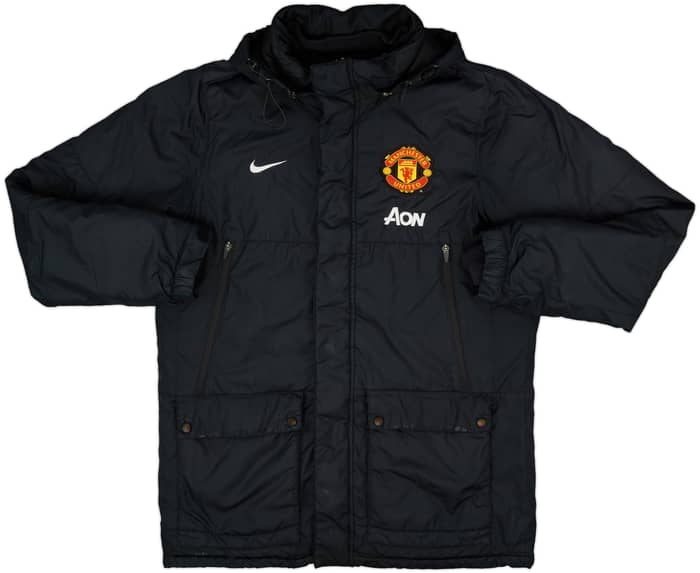 2013-14 Manchester United Padded Bench Coat - 7/10 - (L)