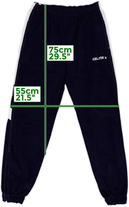 1996-97 Real Madrid Kelme Track Bottoms - 9/10 - (S)