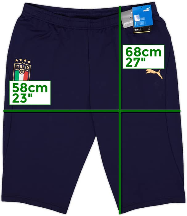 2020-21 Italy Puma 3/4 Training Shorts (XL)