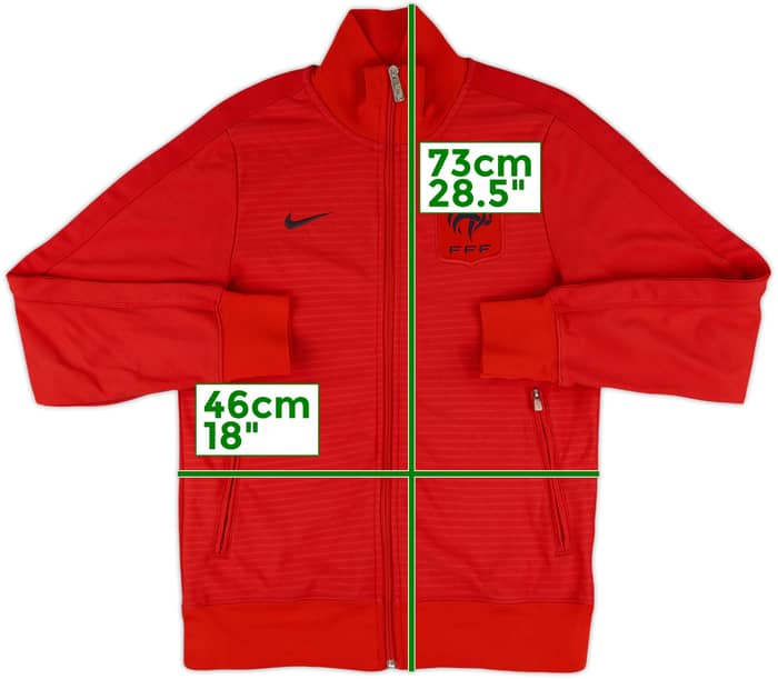 2012-13 France Nike Track Jacket - 8/10 - (S)