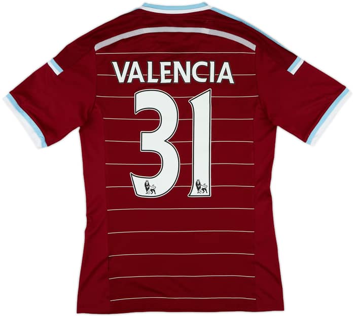 2014-15 West Ham Home Shirt Valencia #31 - 10/10 - (M)