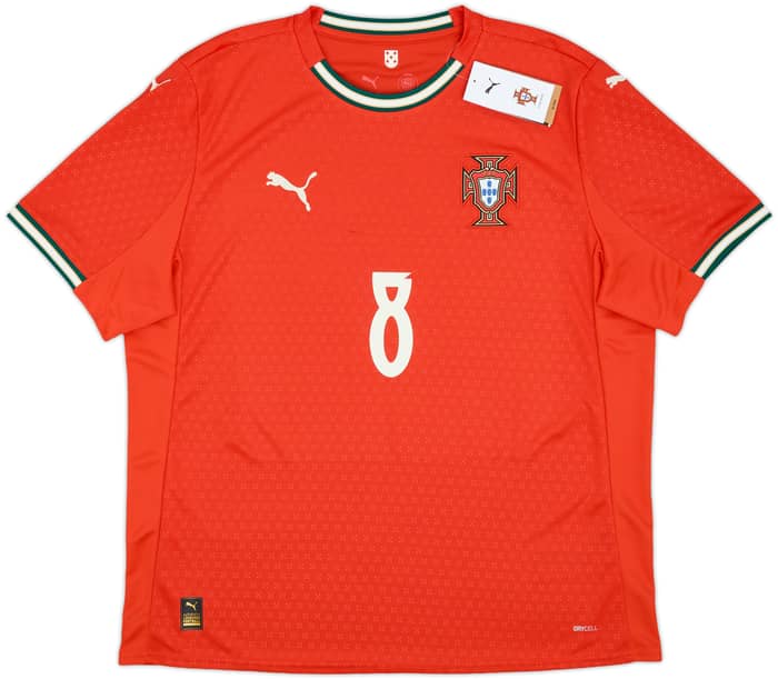 2025-26 Portugal Home Shirt B.Fernandes #8 (XL)